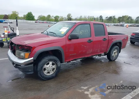 2005 Chevrolet Colorado Ls from USA, damaged, VIN 1GCDT136258228038